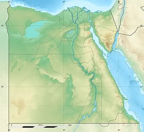 بطليموس الثاني على خريطة مصر
