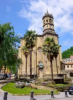 Church of San Andrés in Eibar.