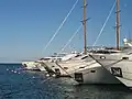 يخوت في الجونة.