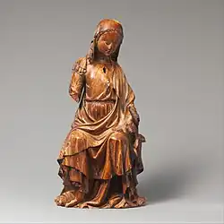 متوج العذراء والطفل&nbsp;&nbsp;[لغات أخرى]‏، العاج، حوالي 1290 - 1300