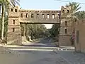 مدخل واحة قبلي على الطريق إلى البلدة القديمة