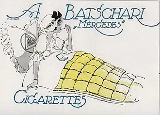 Batschari Mercedes Cigarettes ، 1914