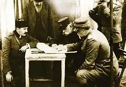 عام 1916 مع أسعد باشا في سولانيك
