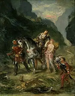 يوجين ديلاكروا، أنجليكا وميدورو الجرحى&nbsp;&nbsp;[لغات أخرى]‏ 1860