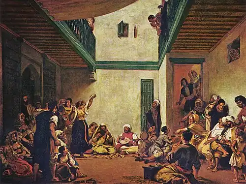 La Noce juive au Maroc, (1837-1841متحف اللوفر