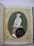 لوحة للسلطان فيروز جانغ خان، حاكم بيجابور، أواخر القرن السابع عشر