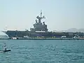 Le Charles de Gaulle à quai à Toulon
