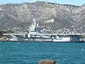 Le Charles de Gaulle à quai à Toulon