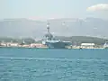 Le Charles de Gaulle à quai à Toulon