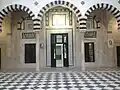 الواجهة الجنوبية للفناء.