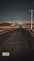 الشراع الممتد الى مدينة فاع والمتصل مع الشارع الرئيسي