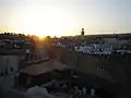 غروب الشمس على المدينة القديمة