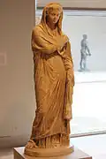 شكل امرأة، روماني، حوالي 100-200 ق