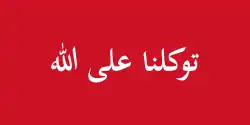 رفع علم اثناء زيارة اللورد كيرزون 1903
