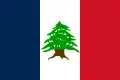 علم بديل لدولة لبنان الكبير في عهد الانتداب الفرنسي (1920–1943)
