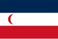 2:3  علم محمية مدغشقر الفرنسية، 1885–1896