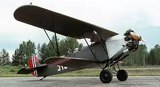 Norwegian Army Air Service Fokker CV-D in 1990.