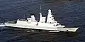 Air defence frigate Forbin