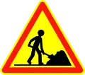 France construction sign.