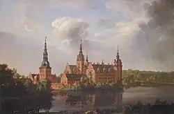 فريدريكسبورج بواسطة جي سي دال عام 1814.