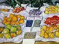 Fruits sur un étalage -1882