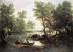منظر طبيعي للنهر(River Landscape) (1768–1770)