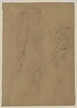 Two Female Nudes Standing, ca. 1900, متحف سولومون غاغينهايم