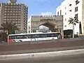 بوابة مشيخة الأزهر عبر شارع الأزهر.