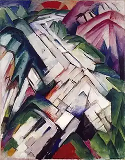 فرانز مارك. جبرج (الجبال)، 1911-1912