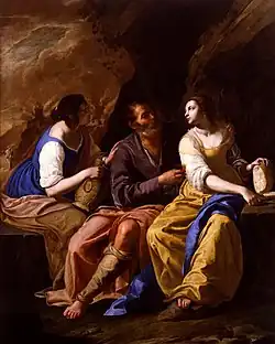 Lot and His Daughters&nbsp;&nbsp;[لغات أخرى]‏ لـ أرتيميسا جنتلسكي, 1635-1638