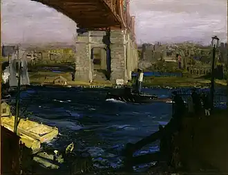 The Bridge, Blackwell's Island لـ جورج بيلوز, 1909