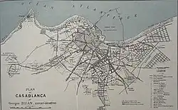 تصميم جورج بوان في دليل معرض الدار البيضاء 1915