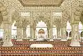 منظر داخلي مع تيار الفردوس باتجاه خاص محل (قبل 1854، لغلام علي خان)