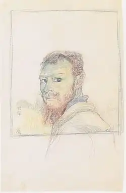 بورتريه ذاتي للفنان. 1898