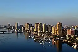 كورنيش النيل بمدينة الجيزة