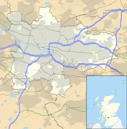 هامبدن بارك (1873–1883) على خريطة Glasgow council area
