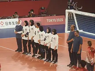 يواجه منتخب مصر للسيدات لكرة الهدف اليابان، في دورة الألعاب البارالمبية طوكيو 2020 (أغسطس 2021).