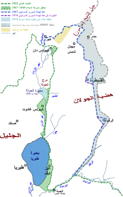 الحدود مع الجولان
