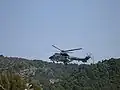 يوروكوبتر إيه أس 332 سوبر بوما of the Hellenic Air Force, operated for البحث والإنقاذ (SAR).
