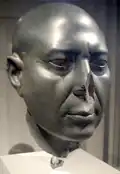 برلين غرين هيد ، 500BC. لاحظ الملمس الناعم والجو العام للتمثال النصفي.