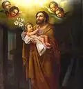 القديس يوسف، شفيع الآباء والمربين.