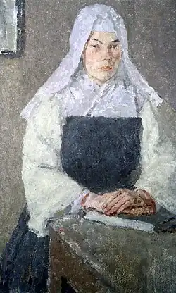 لوحة «الراهبة» حوالي 1915–21