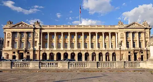 فندق لا مارين في ميدان الكونكورد (1761-1770)