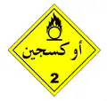 Class 2.2: Oxygen (Alternate Placard)