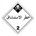 Class 2.3: Inhalation Hazard (Alternate Placard)