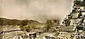 HMS Royal Sovereign's 6-inch guns in action bombarding Mudanya, 6 July 1920.