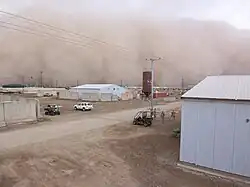 هبوب تقترب من التاجي في العراق في 2006.