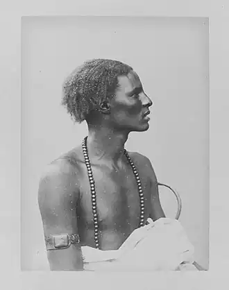 شاب عشريني من قبيلة تومال في 1890