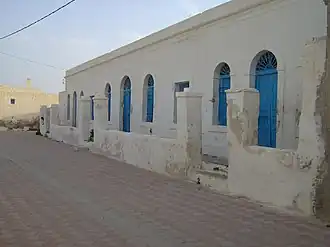 منظر خارجي للكنيس.