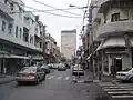 البرج كما يبدو من شارع هرتسل عام 2007م .